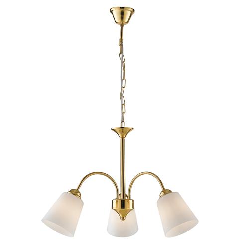 LAMPADARIO 1162 ORO 3XE14 55,5X37,9CM