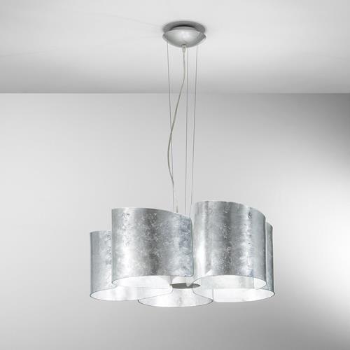 SOSPENSIONE IMAGINE SILVER 5XE27 63X25,5
