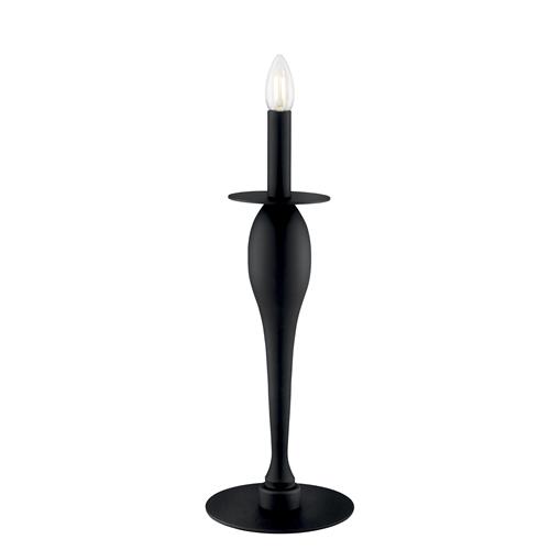 LUME ARMSTRONG NERO 1XE14 18X45CM