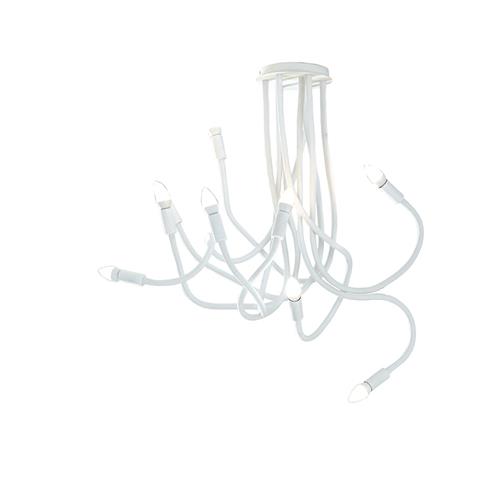 PLAFONIERA LOVER BIANCA 9XE14 20X20X100C