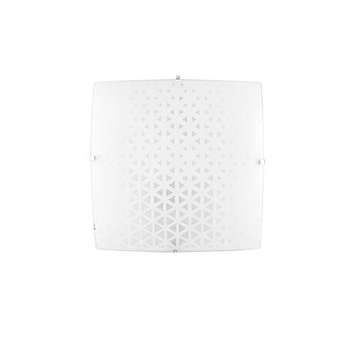 PLAFONIERA MAORI BIANCA 4XE27 50X50X12CM