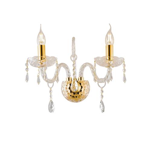 APPLIQUE MONALISA ORO 2XE14 40X18X34CM