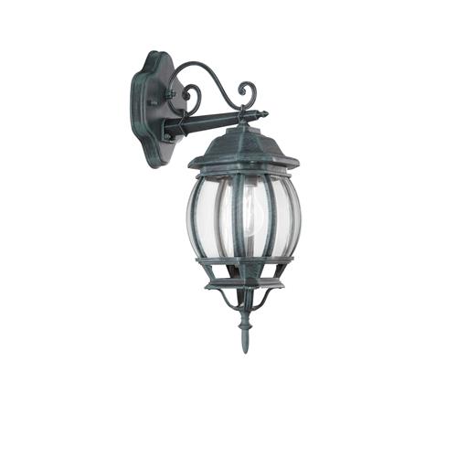 APPLIQUE DOWN SANTIAGO NERA/VERDE 1XE27