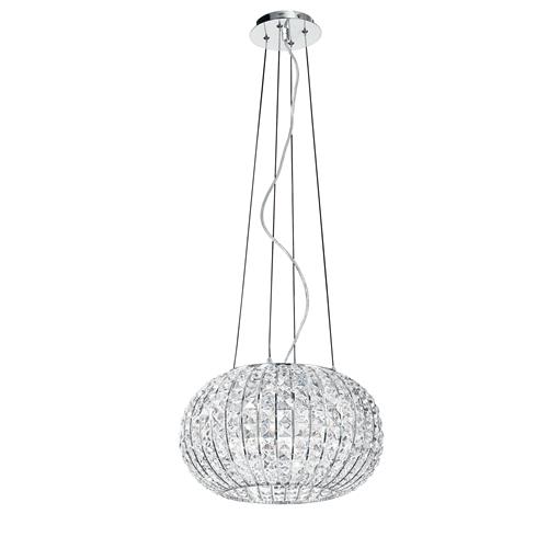 SOSPENSIONE CONCERT CROMO 5XE27 45X135CM