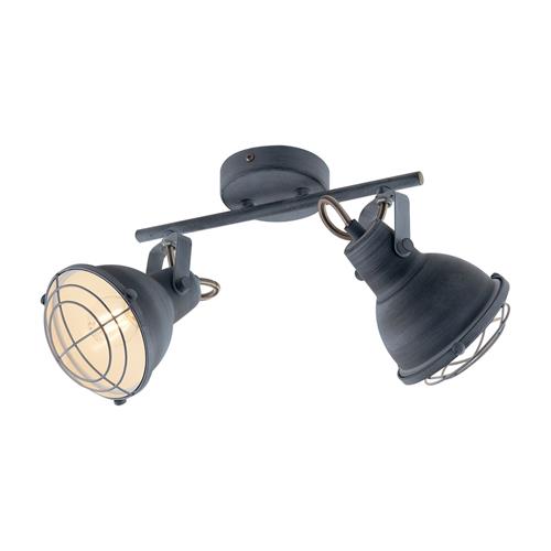 APPLIQUE CUBA GRIGIA/BIANCO 2XE14 44,5X1