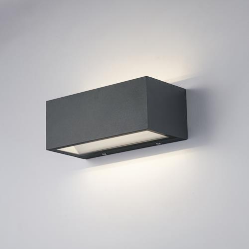 APPLIQUE BIEMISSIONE LED TWIN ANTRACITE