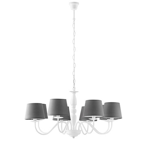 LAMPADARIO FAVOLABIANCO/GRIGIO 8XE14 79,