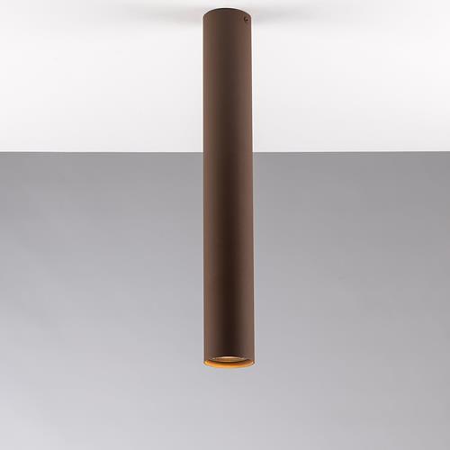 PLAFONIERA FLUKE TONDA CORTEN 1XGU10 5,5