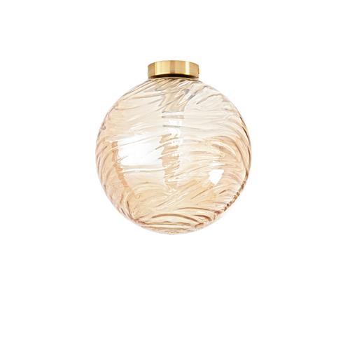 PLAFONIERA NEREIDE CHAMPAGNE 1XE27 30X30