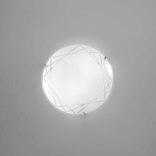 PLAFONIERA PARADISE BIANCA 2XE27 30CM