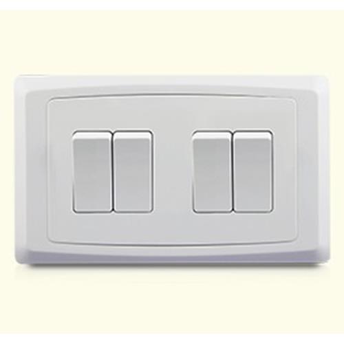 4 GANG 2 WAY PLATE SWITCH(3X6)