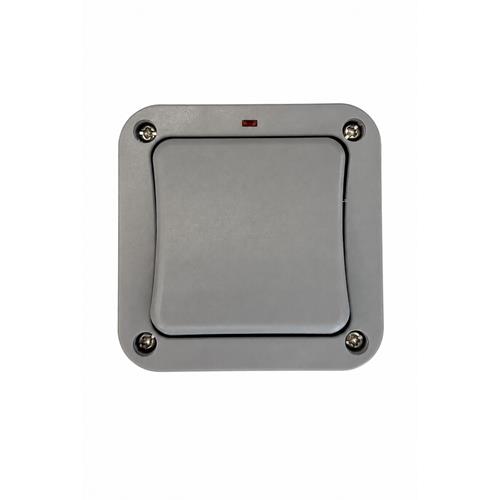GREY 1G 2W IP66 WATERPROOF SWITCH