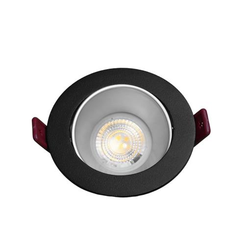 D/L SANDY BLACK+SILVER GU10 RND