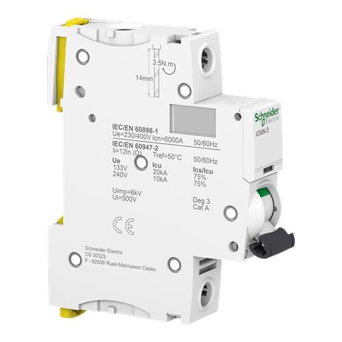 32A 1P 10KA 60947-2 MCB TYPE D IC60N