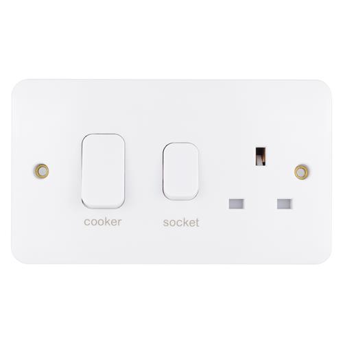 Lisse - Cooker Control Unit - 2 gangs -