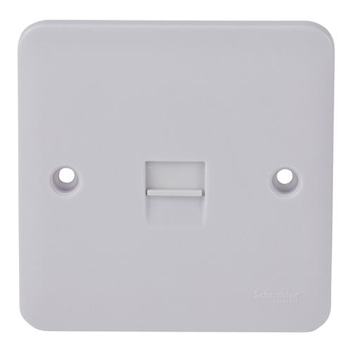 Lisse - Square edge white moulded - tele