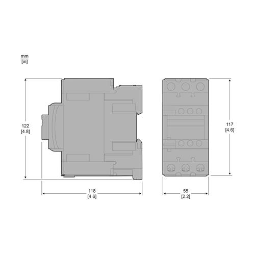 TeSys 3P EVLK CTR 40A 18,5KW AC3 220VAC