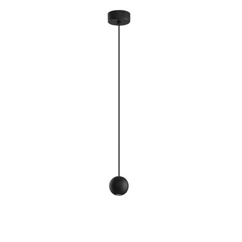 Black Aluminium Black Fabric Wire LED 4