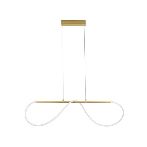 Triac Dimmable Gold Aluminium & Acrylic