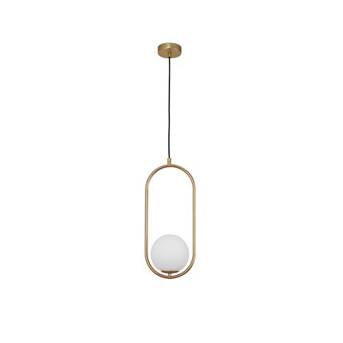 Opal Glass Brass Gold Metal LED G9 1x5 W