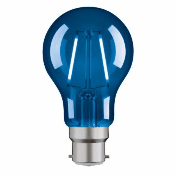 BLUE FIL A60 230V 2.5W B22 300° 250LM