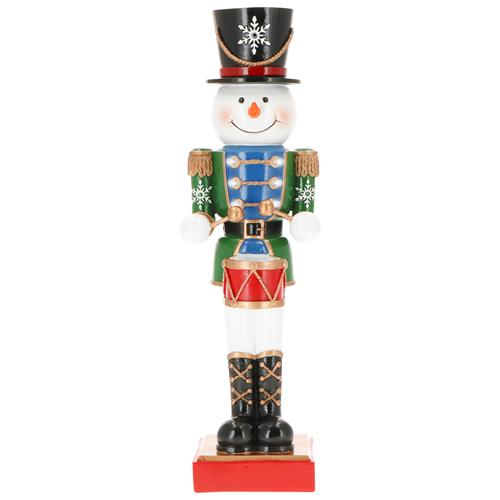 NUTCRACKER SNOWMAN 113.5X13.5X46.5CM-MUL