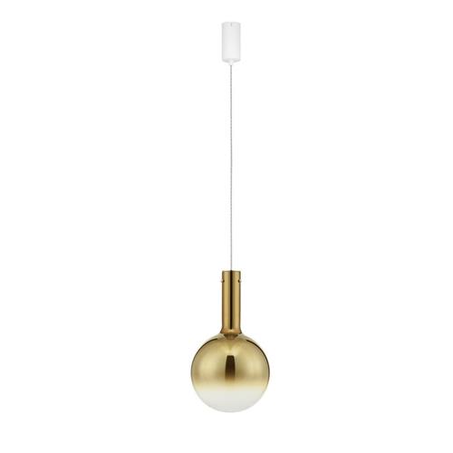 Dimmable Champaign Glass & Gold Metal &