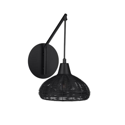 Black Rattan  Black  Wire & Base  LED E2