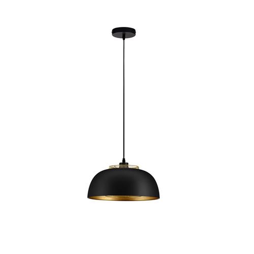 Sandy Black & Gold Metal  LED E27 1x12 W