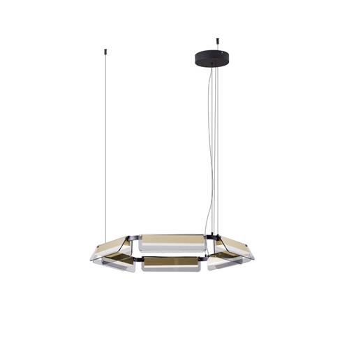Triac Dimmable  Sandy Black & Gold Metal