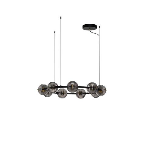 Triac Dimmable Sandy Black & Gold Metal