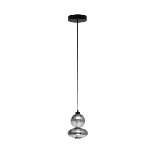 Triac Dimmable  Matt Black Metal & Smoky