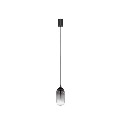 Sandy Black Metal & Smoky Glass  LED 6 W