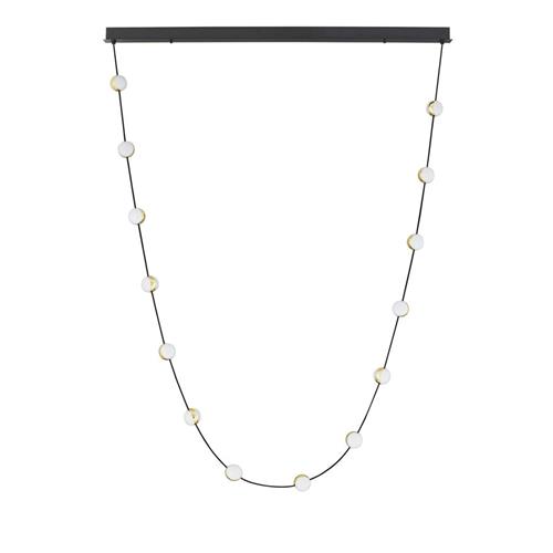 Triac Dimmable  Matt Black & Gold Alumin