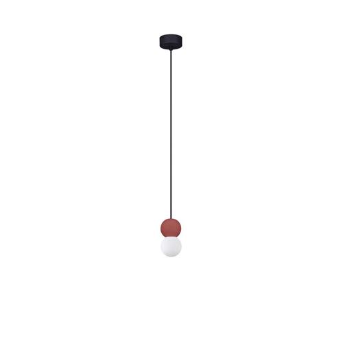 Red Concrete & Opal Glass  LED G9 2X5Wat