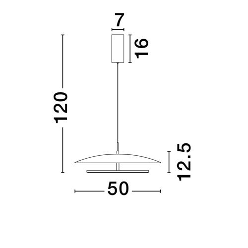 Triac Dimmable  Sandy White & Chrome Mir