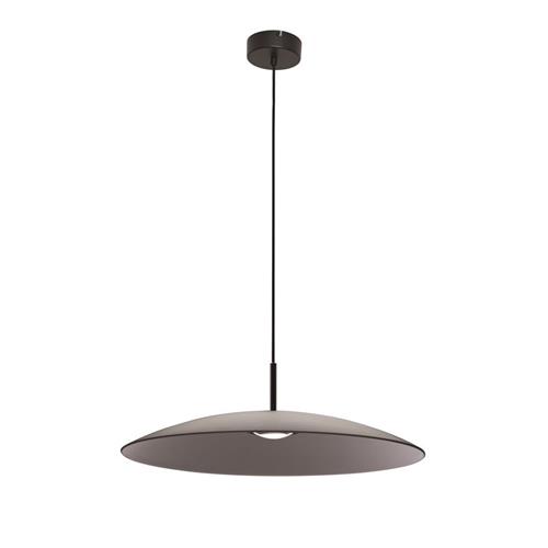 Smoky Glass & Sandy Black Metal  LED 17