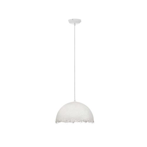 Sandy White Glass Fibre  LED E27 1x12 Wa