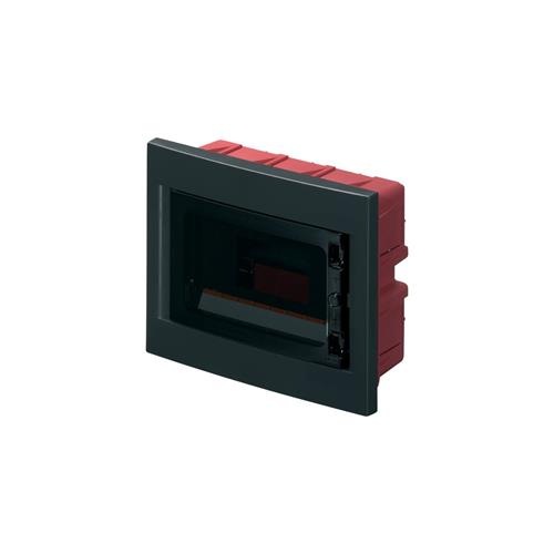FLUSH MOUNT.MOD.ENCLOSURE IP40 8 MOD BLA