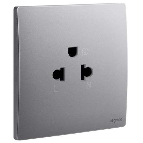 DS 1G EURO-US 16A 2P+EARTH SOCKET