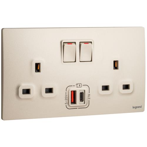 CH 2G  13A SP SW USB A+C 27WPD