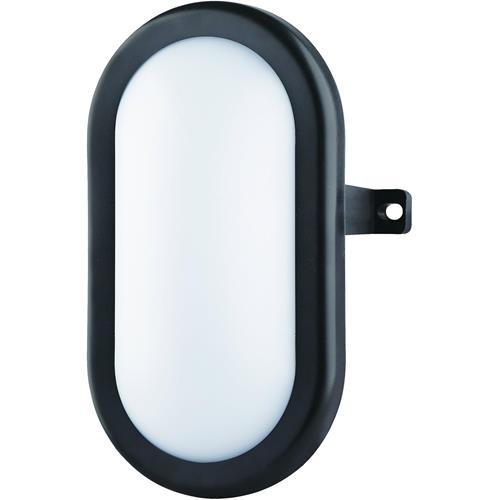 ECO MINI OVAL BULKHEAD IP54 BLACK 450LM