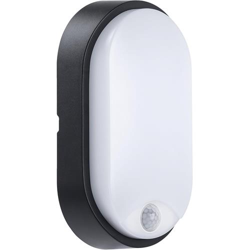 ECO OVAL BULKHEAD PIR IP54 700LM 10W 400