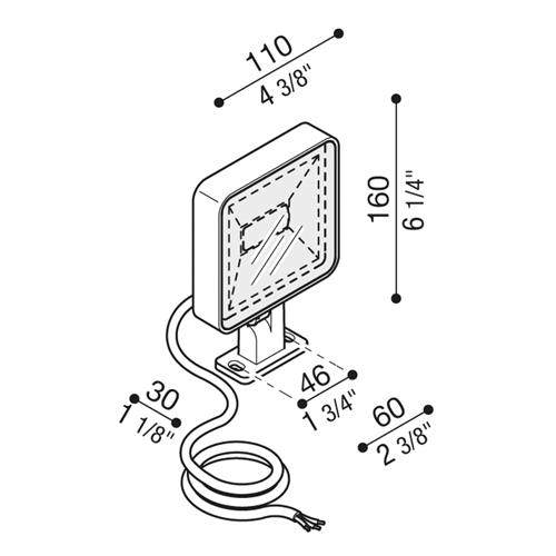 Tag 110 LED  4K 10W White RAL 9010