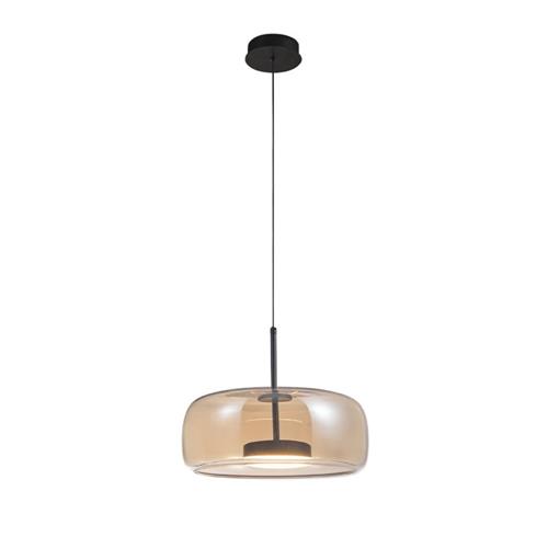 Pendant Light D:330 Amber Deco