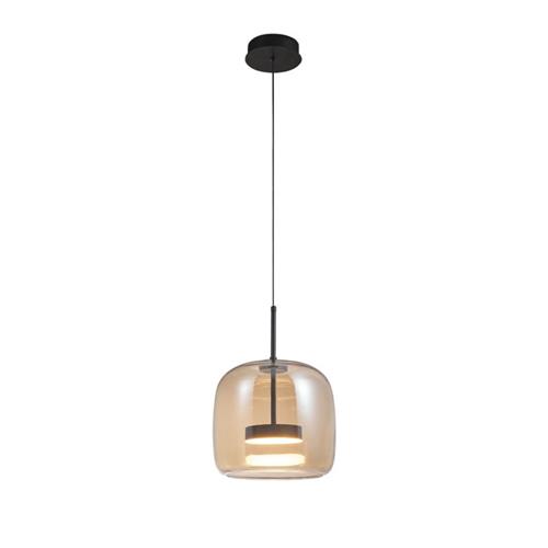Pendant Light D:260 Amber Deco