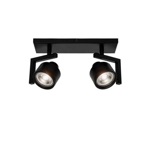 2/Lights Spot Black Magma