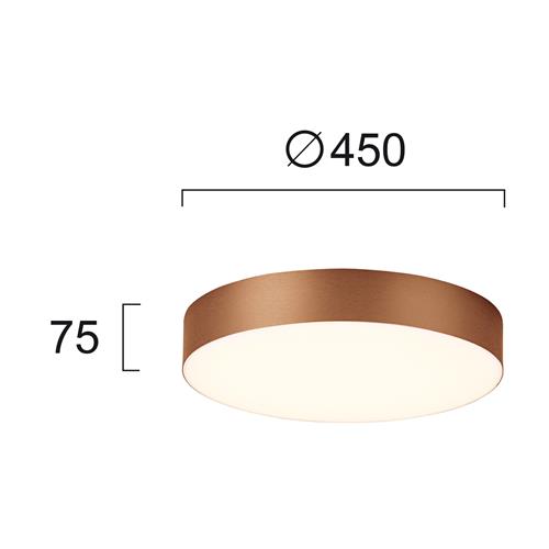 Ceiling Light Brown Bruce