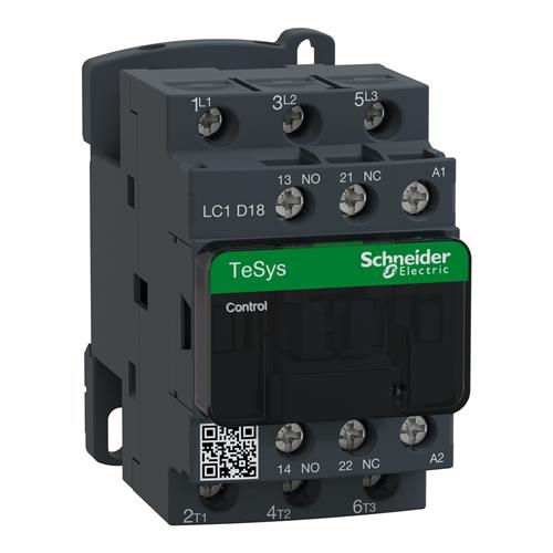 TeSys CONTACTOR 18A 1F+1O 48V 50/60