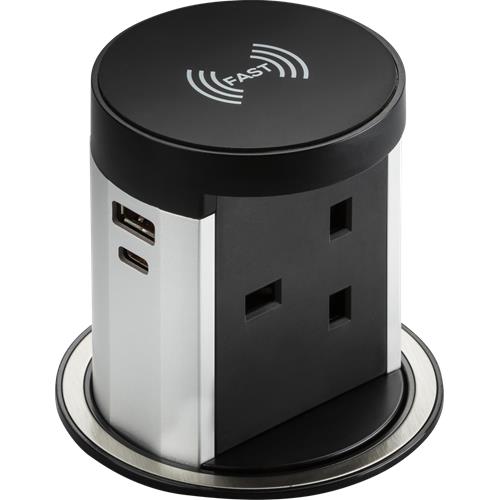 13A Popup Socket with 10W  Charger